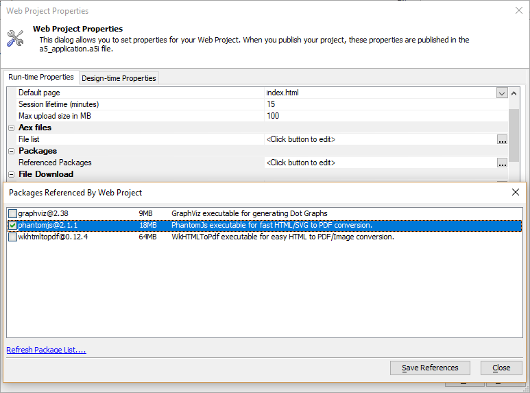 Publish Phantom Js